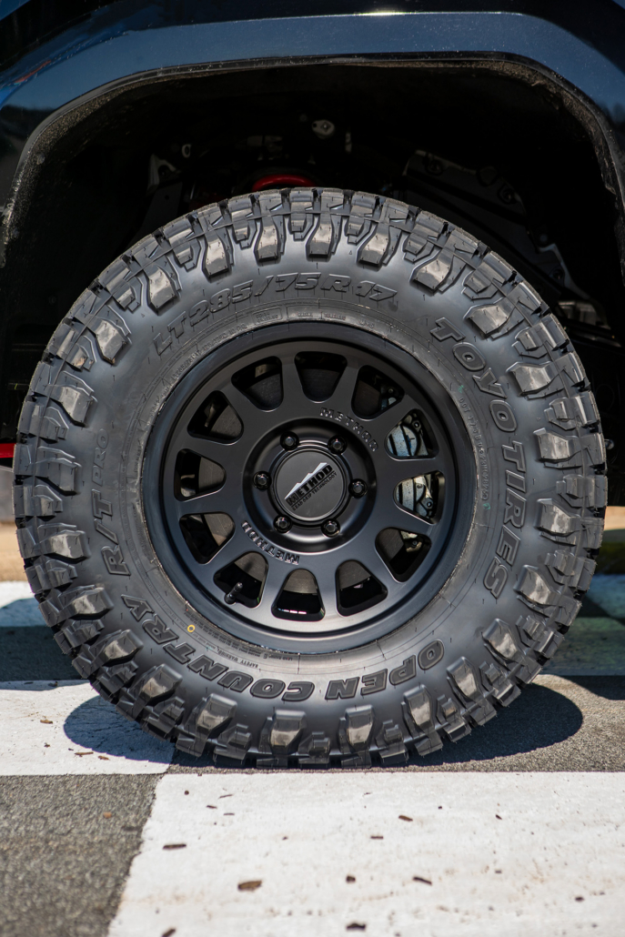 Method Race Wheels and Toyo Tire Open Countrys on a Tacoma TRD Pro